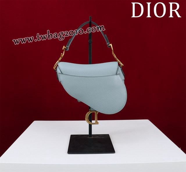Dior专柜新款迪奥高仿原单长肩带大小号牛皮马鞍包手拎斜挎包 djfk1806